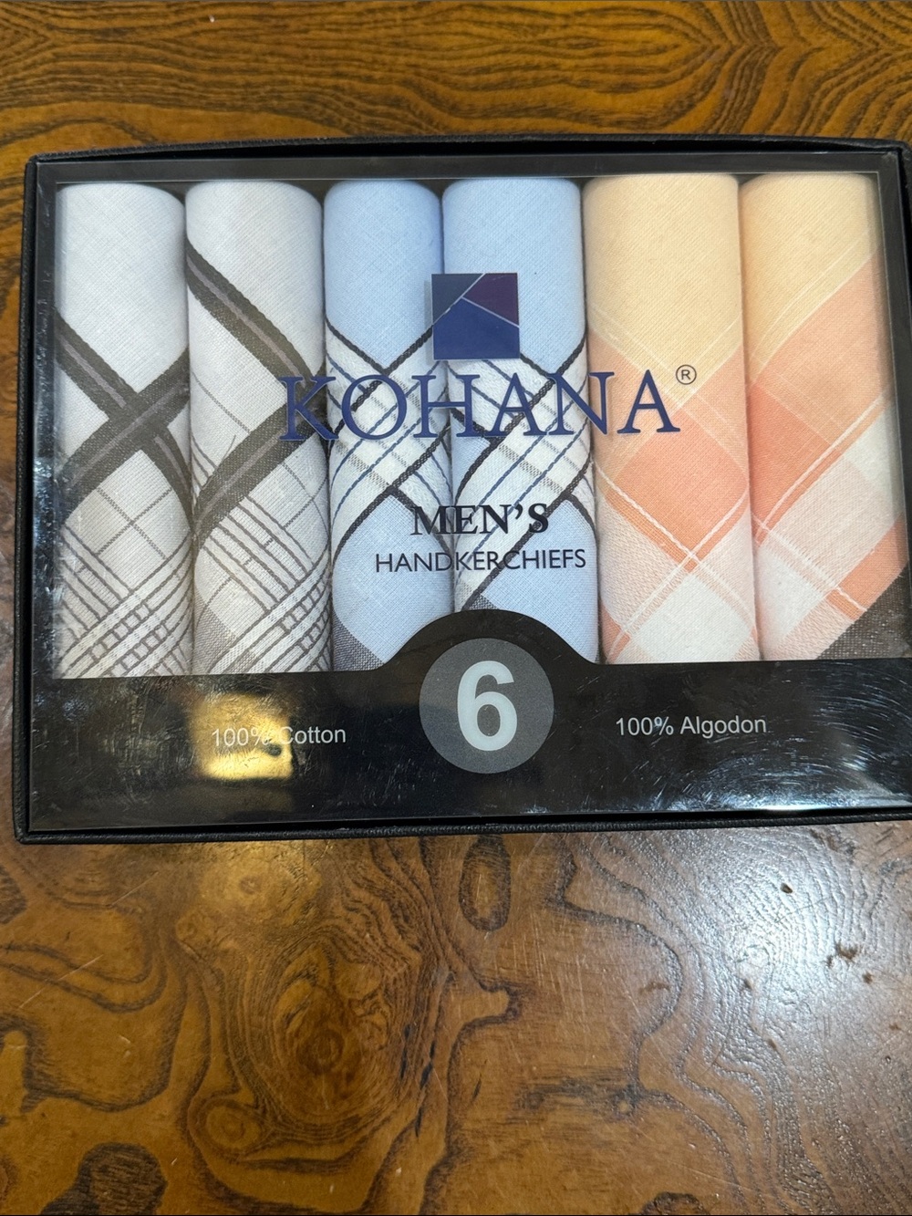 Kohana 6 Pack Cotton Handkerchiefs